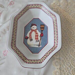 Vintage Sakura Small Winter Serving Bowl